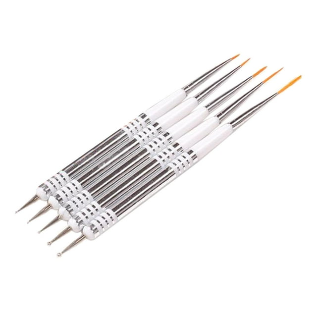 Pinceles para uñas Salvador 5 uds de Herramientas para puntear