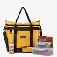 thumbnail image 4 of Igloo 30 Can Capacity Pursuit Tote Cooler Bag with Padded Strap, Yellow and Black, 4 of 5
