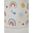 thumbnail image 5 of KUNRO 19.7" Kids Hamper Laundry Basket Gift Box Big Size Cotton Toys Organizer for Bedroom Nursery Home(Rainbow), 5 of 7