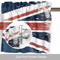 thumbnail image 6 of Flag Day Valance Curtain Flag Pattern Modern Simple Red White Stripe Retro Window Valances Rod Pocket Short Curtains Window Treatments for Kitchen Bedroom Bathroom Laundry 42" x 18", 6 of 9