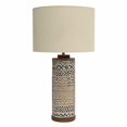 thumbnail image 1 of Crestview Collection CVIDZA064 Taos Lampe de Table Sculptée, 1 of 1