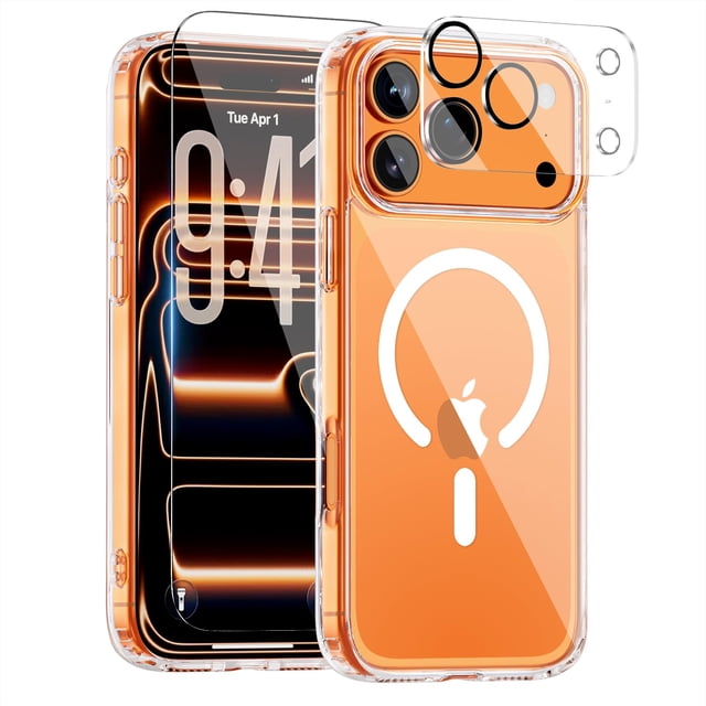 Funda Saiuxiu para iPhone 17 Pro Max con MagSafe Clear