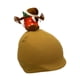 thumbnail image 3 of Funda para casco de esquí con forma de animal, suave y cálida, para actividades al aire libre, ciclismo con una sola tabla Caqui, 3 of 8