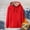 Red, variant on hoodies for men Men's Winter Fleece Jacket Casual Soft Warm Jacket Coat Pullover Hooded Solid Long Sleeve Solid Jacket With PocketsMen's Hoodies & Sweatshirts Dark Grey + L