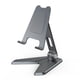 thumbnail image 5 of Methold Soporte plegable para teléfono móvil, soporte ajustable de aleación de aluminio para con manos libres, soporte portátil para Gris 2piezas, 5 of 6