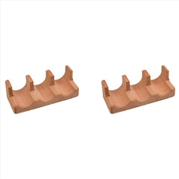 2X Soporte de Madera para Tacos de Sushi, Soporte para Tacos, Estante para Servir, Divisor, Estante para Tacos, Bandeja, Platos para el Hogar, Restaurante, Comedor, Fiesta C