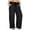 *Black, variant on VBVC Women's Plus Drawstring Wide Leg Pants,Baggy Breathable Yoga Trousers For Women,Ladies Summer Strethchy Comfy Sweatpants with Pockets,Army Green,XL-5XL