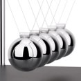 thumbnail image 5 of Newtons Cradle Balance Balls Science Physics Gadget Desktop Deco Rojo Verde, 5 of 5