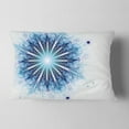 thumbnail image 2 of Designart 12" x 20" Blue Polyester Throw Pillow, 2 of 5