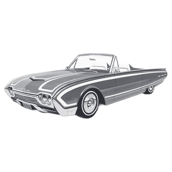 1962 Ford Thunderbird Skill 2 Model Kit