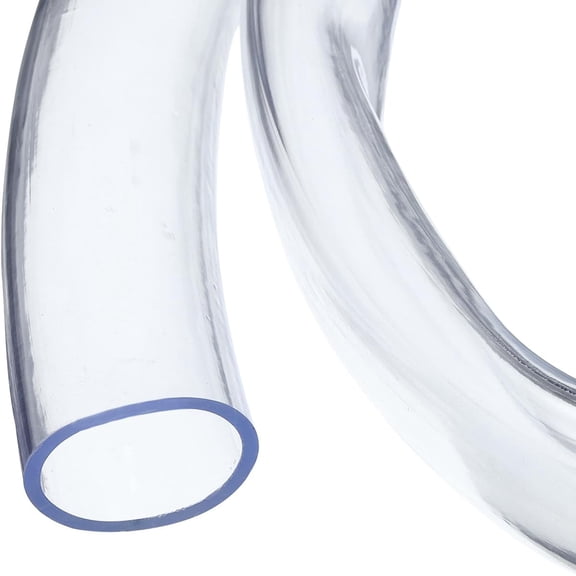 1 1/4" x 1 1/2" Clear Plastic PVC Tubing 5ft Flexible Vinyl Tube, [for Garden Irrigation, Water GANGZI, Fish Tank, Aquarium] - 31.8mm x 38.1mm