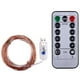 thumbnail image 3 of Luces de cadena LED, luces de hadas, luces de cadena al aire libre, luces de paraguas de control remoto, luces de cadena blancas cálidas, luces de cadena cambiantes, luces de Blanco cálido 1, 3 of 9