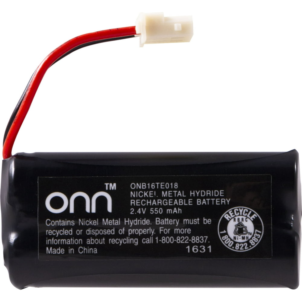 onn. Rechargeable Cordless Phone Battery, 2.4V/550mAh - Walmart.com ...