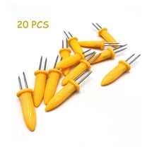 ACDANC 20 Pcs Corn Cob Holders,Barbecue Corn Prongs Skewers, Corn Holders