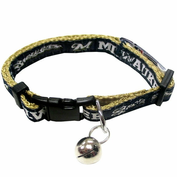 Pets First MLB Milwaukee Brewers Cat Collar