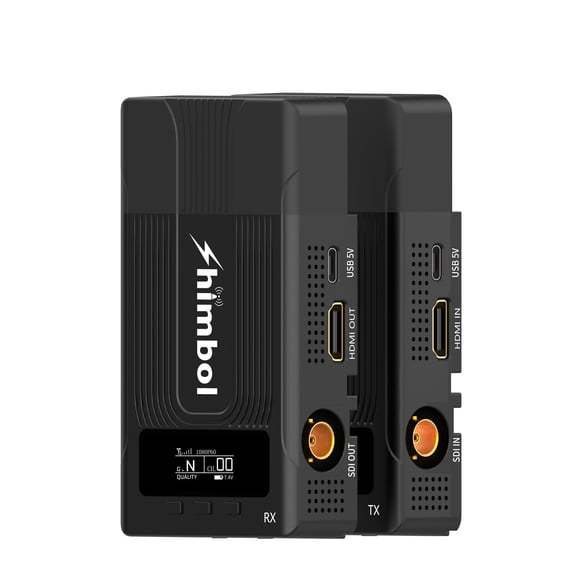Transmisor y receptor de video inalámbrico Shimbol ZO600S 600 pies 5G