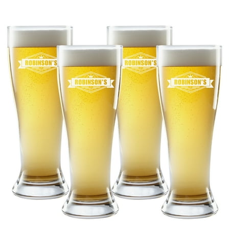 - Personalized Crown Brew Pilsner Glass