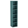 thumbnail image 5 of Spaco 70.9" Corner Bookcase, Modern 6-Tier Narrow Cube Display Shelves, Bookcase for Indoor, Blue, 5 of 5