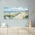 thumbnail image 5 of CDDposter Sailboat Coastal Canvas Art - Vibrant Beach Decor for Living Room or Bathroom - Stunning Wall Art for a Serene Ambience 20"x40", 5 of 8