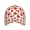 thumbnail image 2 of Balery Baseball Cap Adjustable Size for Running Workouts and Outdoor Activities All Seasons Dad Hat(Hand Drawn Tomatoes), 2 of 9