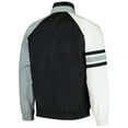 thumbnail image 3 of Men's Starter Black/White Chicago White Sox Elite Raglan Half-Zip Jacket, 3 of 3