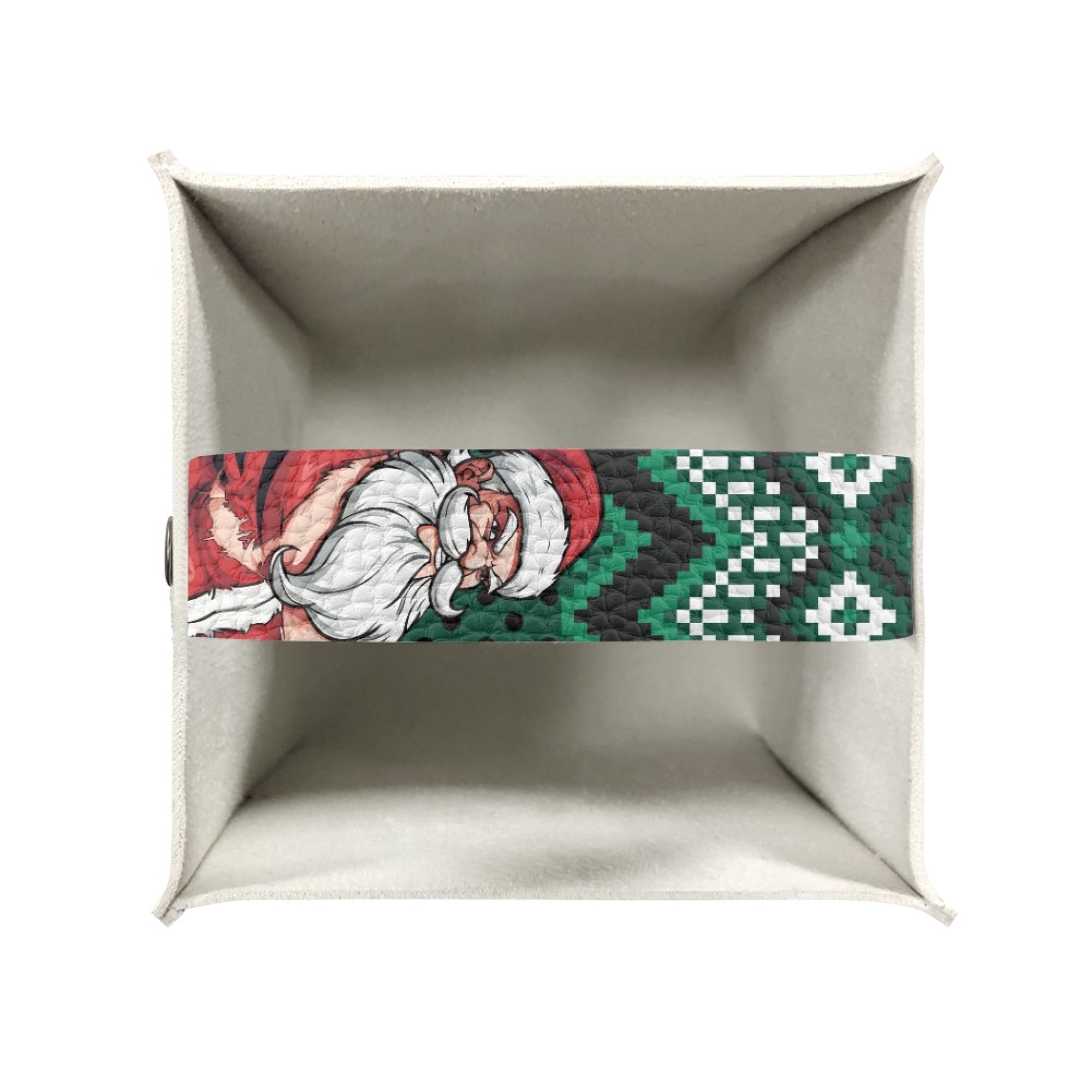 ZOCAVIA Christmas Themed Tissues Cube Box Cover, Square Tissue Box Holder
