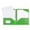 Green, variant on Two Pocket Folders Plastic Document Organizer Folder with Flap Double Pocket Presentation Folders Green
