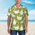thumbnail image 4 of Bixox Men's Hawaiian Shirts Men's Lovely Chickens Print Short-Sleeve Shirt-Medium, 4 of 8