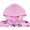 thumbnail image 3 of Disney Minnie Mouse Toddler Girls Lightweight Zip Up Hoodie Size 6X Lavender Pink, 3 of 3
