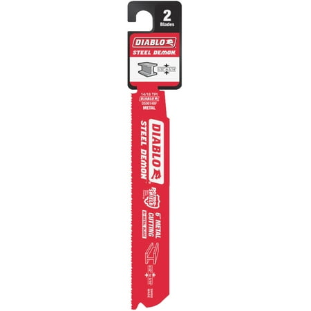 - Diablo Steel Demon Metal Reciprocating Saw Blade