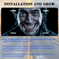 thumbnail image 3 of 1 Pcs 2D Flat License Plate Covers & Frames, The Joker For Decorative Front, Waterproof For Decoration Aluminum License Plate Covers & Frames Cover For Men Women, 12" X 6", 3 of 7