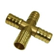 thumbnail image 1 of S SERENABLE prostys Barbed Wire Fittings Pneumatic Cross Coupler prosty Male Thread Gas, 1 of 5