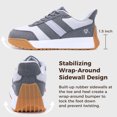 thumbnail image 5 of Artlea Wide Toe Box Womens Walking Shoes with Arch Support Platform Sneakers for Plantar Fasciitis Athletic Fashion Tennis Shoes, US Size 10, 5 of 6