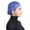 Blue, variant on Womens Hat Women Stretch Lace Turban Hat Chemo Cap Hair Loss Head Scarf Wrap Cap Flip Back Hats
