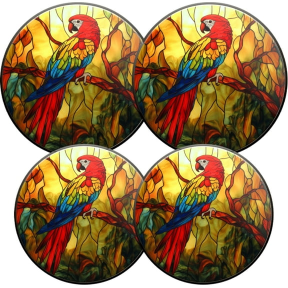 Gas Stove Burner Cover,Electric Stove Top Protector,Easy to Clean,The Radiant Allure of a Multicolored Parrot