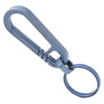 thumbnail image 1 of Key Chain Ring Buckle,  Elasticity Ergonomic Design Multifunction   Carabiner  For Family For Home For Outdoor Gray,Blue, 1 of 8
