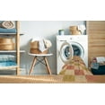 thumbnail image 2 of Ahgly Company Machine Washable Indoor Square Transitional Orange Area Rugs, 6' Square, 2 of 7