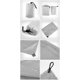 thumbnail image 3 of Naiovety Alfombrilla de Picnic para acampar, viajar, mochilero, impermeable, a prueba de humedad, alfombrillas plegables, accesorio de Poncho para toldo carpas Gris Naiovety OD032004-03, 3 of 6