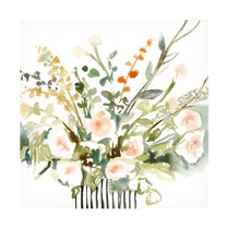 Victoria Borges 'Foraged Flowers I' Canvas Art