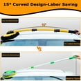 thumbnail image 2 of Cepillo para lavado de autos WillingHeart, curvo 15° con barra de extensión de 43 pulgadas, 2 of 6