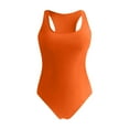 thumbnail image 5 of WAYUTE One Piece Swimsuit Women Athletic Racerback Bathing Suit Color Block Swimsuit, 5 of 6