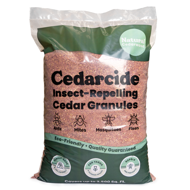 Cedarcide Insect Repelling Cedar Mulch Granules Repels Fleas, Ticks