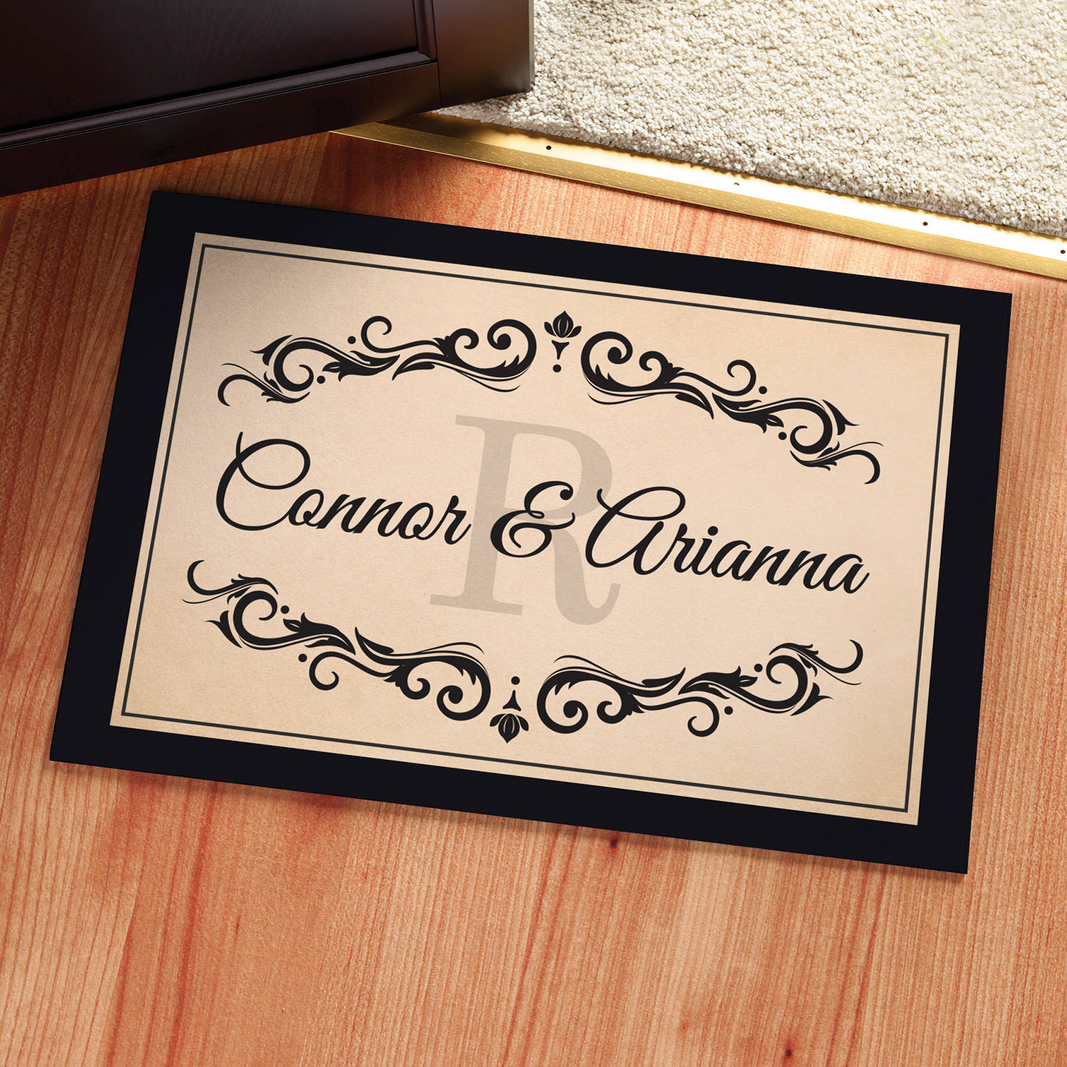 Personalized Doormat - Filigree