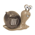 thumbnail image 3 of Jarra de ahorro con forma de animal, escultura de animal, caricatura, linda decoración, divertida, única, para ahorrar dinero. Marrón, 3 of 9