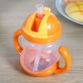 thumbnail image 4 of 280ML lindo bebé taza pajita para beber niños aprendiendo biberón tazas de entrenamiento naranja, 4 of 4