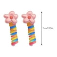 thumbnail image 2 of Fiudx Anillos para El Cabello con Lazo, Lindas Gomas para El Cabello, Suaves con Diseño Elástico, Ajustables para Un Peinado Fácil, Perfectos para Mañanas Ocupadas, Ideales para Niñas, Vienen En Dos, 2 of 4