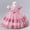 Hot Pink, variant on Tawop Girls Dresses Toddler Girls Girls Children's Short Sleeve Lace Mesh Dress Gauze Dress Princess Dress