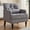 Gray, variant on MOONMISS 26.4" Wide Accent Chair,tufted Club Chair With Linen Fabric,upholstered Button Armchair For Bedroom, Living Room,Blue