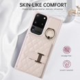 thumbnail image 7 of Phone Case for Samsung Galaxy S20 Ultra 5G Wallet Cover with Screen Protector and Ring Stand Credit Card Holder Slot Crossbody Strap Cell S20ultra 20S S 20 A20 S2O 20ultra G5 Women Girls Men Beige, 7 of 7
