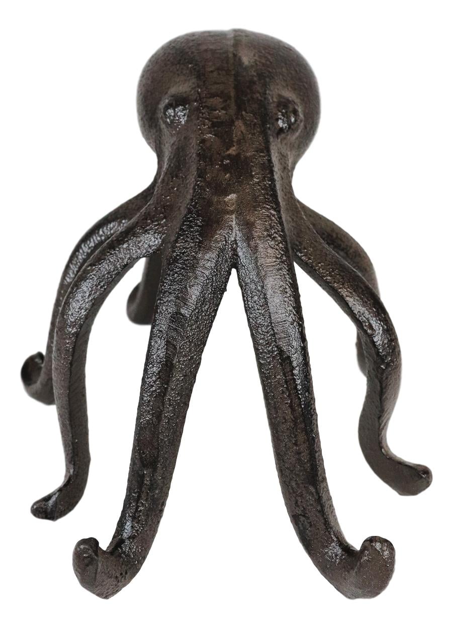 Cast Iron Nautical Giant Sea Octopus Kraken Decorative Paperweight Figurine 